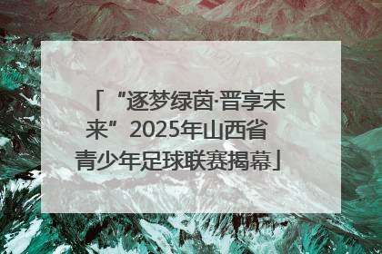 “逐梦绿茵·晋享未来”2025年山西省青少年足球联赛揭幕