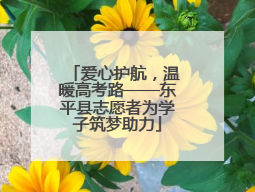 爱心护航，温暖高考路——东平县志愿者为学子筑梦助力