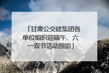 甘肃公交建集团各单位组织迎端午、六一双节活动掠影