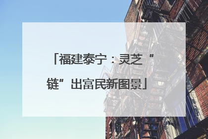 福建泰宁：灵芝“链”出富民新图景