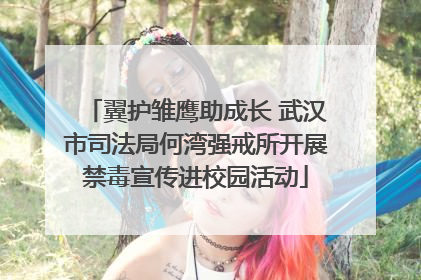 翼护雏鹰助成长 武汉市司法局何湾强戒所开展禁毒宣传进校园活动