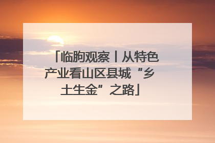 临朐观察丨从特色产业看山区县城“乡土生金”之路