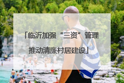 临沂加强“三资”管理 推动清廉村居建设