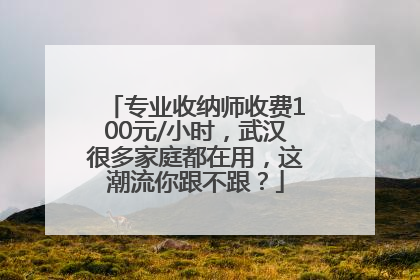 专业收纳师收费100元/小时，武汉很多家庭都在用，这潮流你跟不跟？