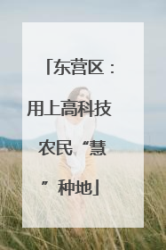 东营区：用上高科技 农民“慧”种地