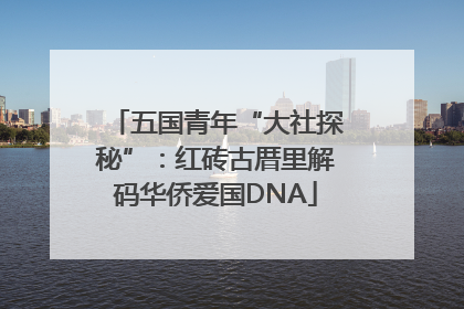 五国青年“大社探秘”：红砖古厝里解码华侨爱国DNA