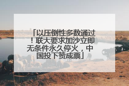 以压倒性多数通过！联大要求加沙立即无条件永久停火，中国投下赞成票