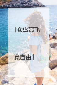 众鸟高飞竞自由