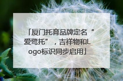 厦门托育品牌定名“爱鹭托”，吉祥物和Logo标识同步启用