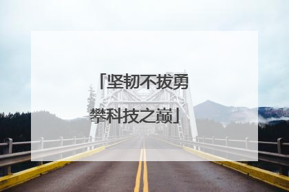 坚韧不拔勇攀科技之巅