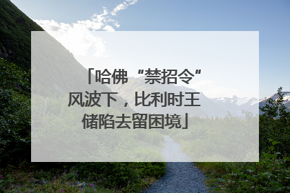 哈佛“禁招令”风波下，比利时王储陷去留困境