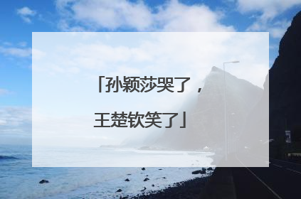 孙颖莎哭了，王楚钦笑了