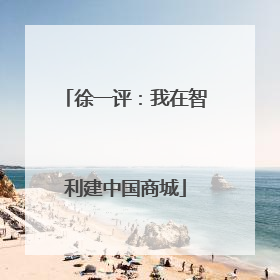 徐一评：我在智利建中国商城