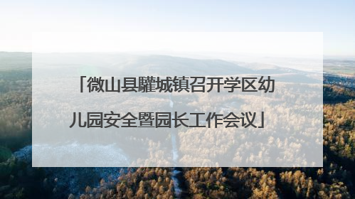 微山县驩城镇召开学区幼儿园安全暨园长工作会议