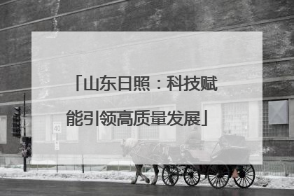 山东日照：科技赋能引领高质量发展