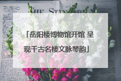 岳阳楼博物馆开馆 呈现千古名楼文脉琴韵