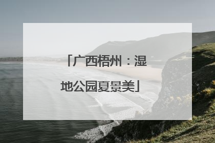广西梧州：湿地公园夏景美