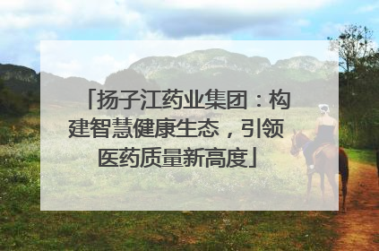 扬子江药业集团：构建智慧健康生态，引领医药质量新高度