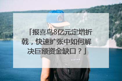 报喜鸟8亿元定增折戟，快速扩张中如何解决巨额资金缺口？