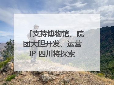 支持博物馆、院团大胆开发、运营IP 四川将探索建立新的收入分配激励机制｜新闻发布最前线