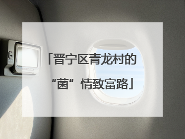 晋宁区青龙村的“菌”情致富路