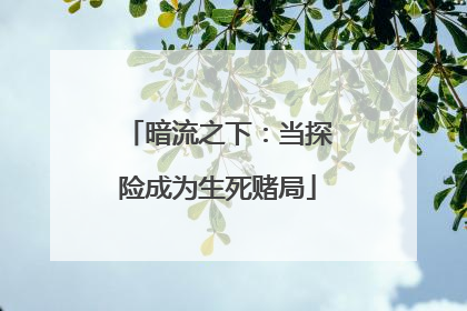 暗流之下：当探险成为生死赌局