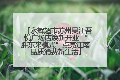 永辉超市苏州吴江吾悦广场店焕新开业 “胖东来模式”点亮江南品质消费新生活