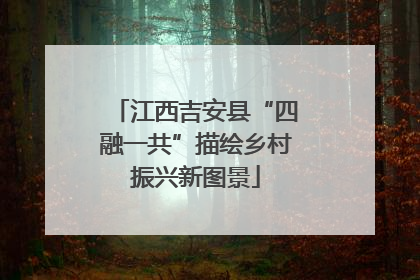 江西吉安县“四融一共”描绘乡村振兴新图景