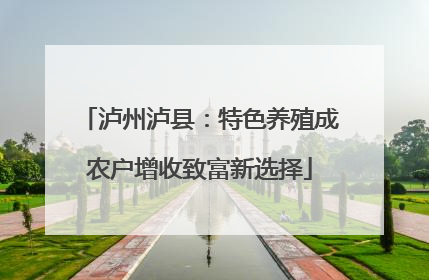 泸州泸县：特色养殖成农户增收致富新选择