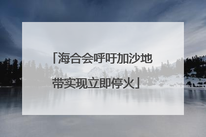 海合会呼吁加沙地带实现立即停火