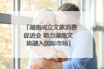 湖南成立文旅消费促进会 助力湖南文旅融入国际市场