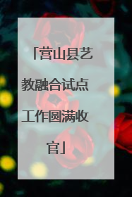 营山县艺教融合试点工作圆满收官