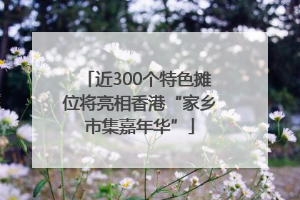 近300个特色摊位将亮相香港“家乡市集嘉年华”