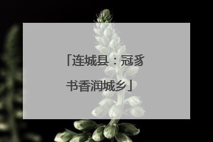 连城县：冠豸书香润城乡