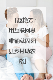 赵艳芳：用互联网思维铺就固阳县乡村助农路