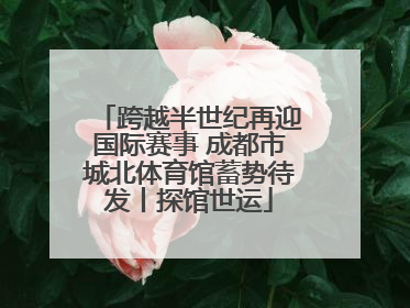 跨越半世纪再迎国际赛事 成都市城北体育馆蓄势待发丨探馆世运