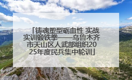 铸魂塑型砺血性 实战实训锻铁拳——乌鲁木齐市天山区人武部组织2025年度民兵集中轮训