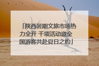 陕西暑期文旅市场热力全开 千项活动邀全国游客共赴夏日之约
