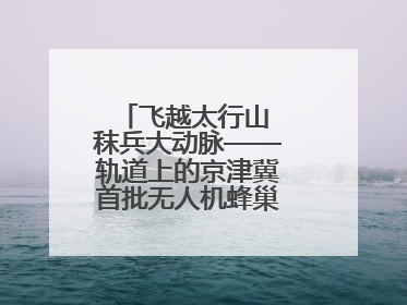 飞越太行山 秣兵大动脉——轨道上的京津冀首批无人机蜂巢投入汛期实战