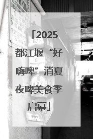 2025都江堰“好嗨啤”消夏夜啤美食季启幕